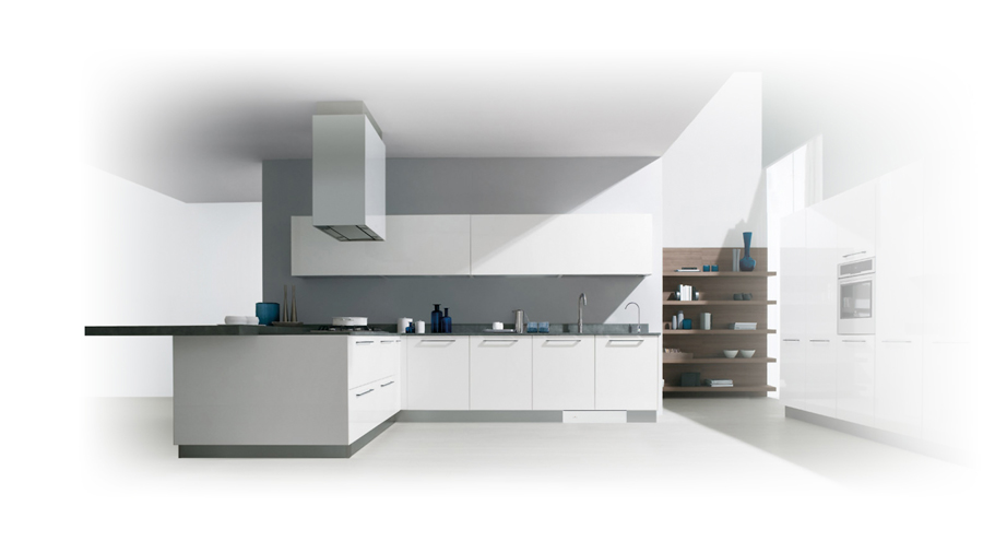 Cucina wateri sottile e compatto